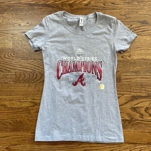 WOMEN’S Atlanta Braves World Series Tshirt - Small